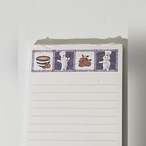 Pillsbury Doughboy Shopping List Notepad